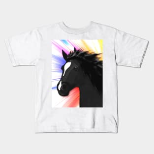 Horse Lovers Galloping Horse Kids T-Shirt